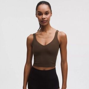 LULULEMON ALIGN TANK TOP WALNUT CRUNCH BROWN SOLD OUT SIZE 10